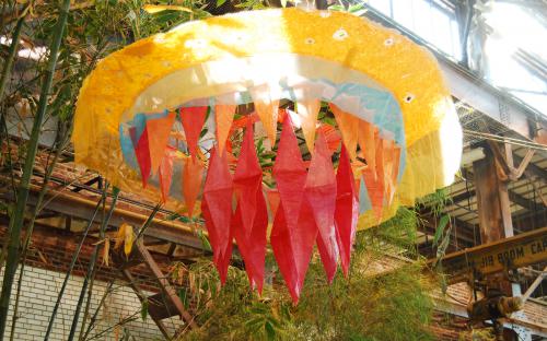 Like a Moth to a Flame, installation by Leah Reynolds