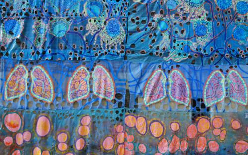 The Combustibility of Hay and Farmer's Lung, installation by Leah Reynolds The Combustibility of Hay and Farmer's Lung, installation by Leah Reynolds