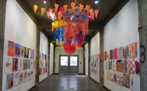 Like a Moth to a Flame, installation by Leah Reynolds Like a Moth to a Flame, installation by Leah Reynolds