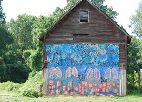 The Combustibility of Hay and Farmer's Lung, installation by Leah Reynolds
